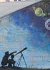 Стіна одного з будинків на Андріївському узвозі в Києві Малюнок на стіні будинку